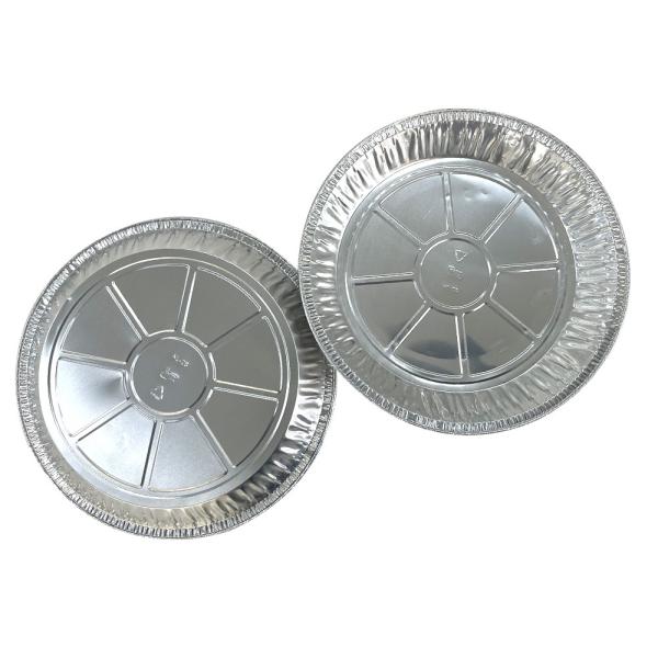 Aluminum Foil Container Tray Perfect for Baking and Serving Delicious Homemade Pizza