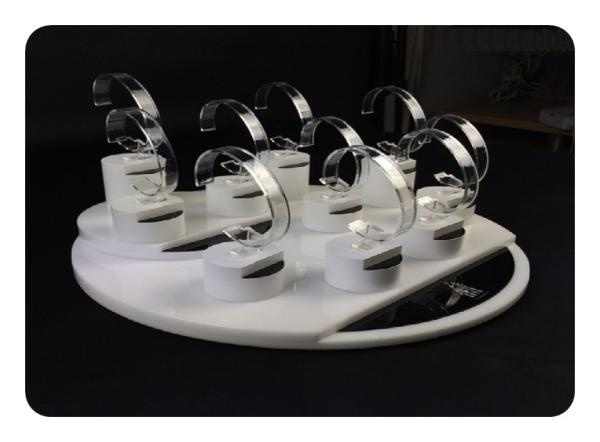 Acrylic Watch Display Stand / Countertop 10 Pcs Sets Acrylic Watch Holder