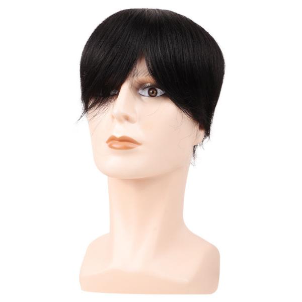 Full Cuticle Swiss Lace Base Material 100% Human Unprocessed Virgin Hair Wig for Men