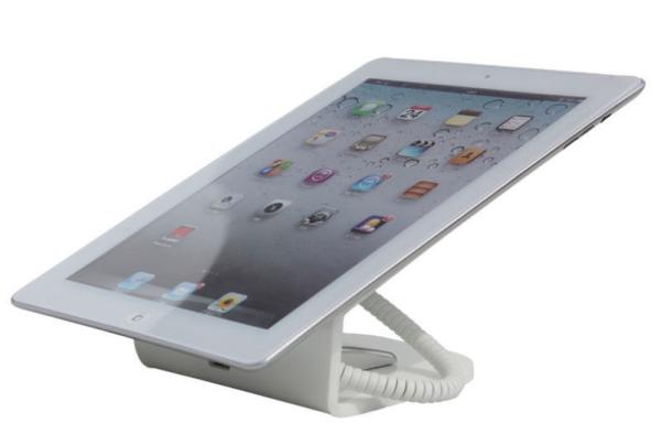Self Alarming Sensor Security Display Stand , Customized Ipad Security Display Holder