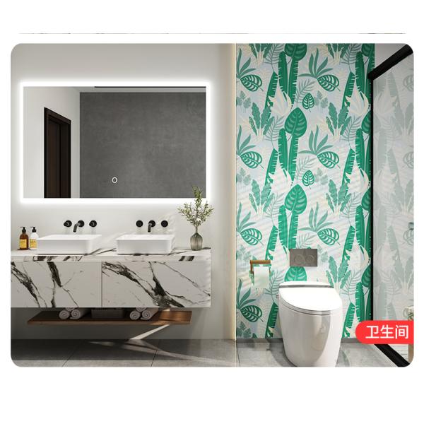 Green Botanical Peel And Stick Wallpaper Geometric Adhesive Floral Wallpaper
