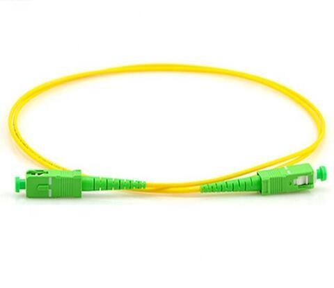 2.0mm Fiber Optic Patch Cord 3m Length APC Polishing SC SC Simplex Patch Cord