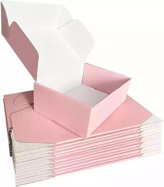 Customized Corrugated Mailer Gift Box Paperboard Liner Type Self Erecting Boxes