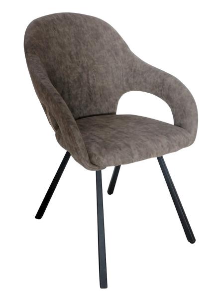 Antique Polyurethane PU Upholstered Dining Chair Livingroom Chair Leisure Chair Armrest Chair
