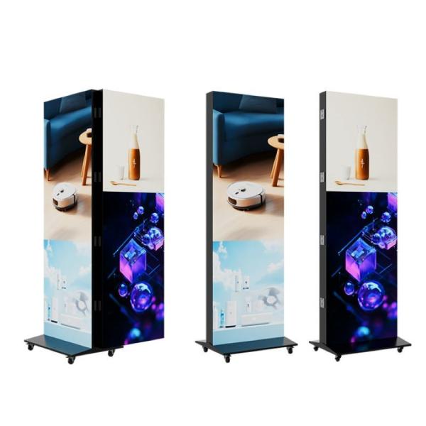 Double-sided HD LED Display Poster Digital Advertising Video Player P1.25 P1.538 P1.86 P2 P2.5 P3