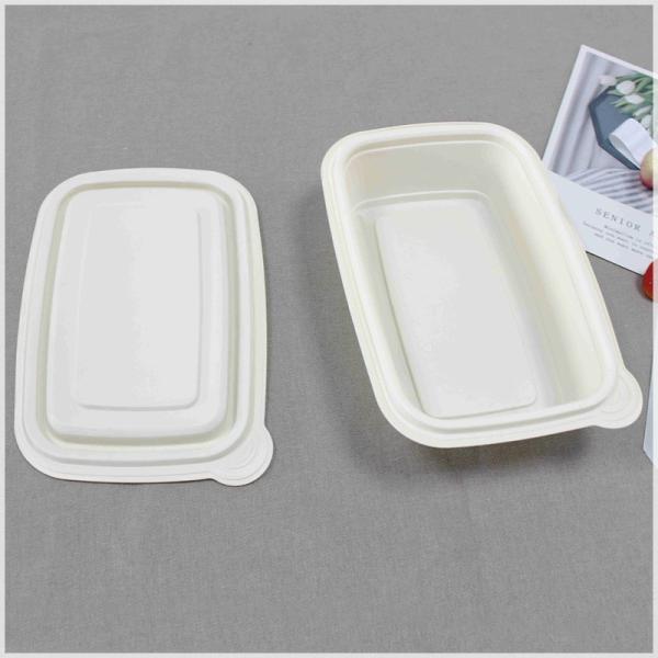 Disposable Takeaway Lunch Box With Lid Made Of Bioplastic, Factory Offered Corn Starch PP Food Packaging Container