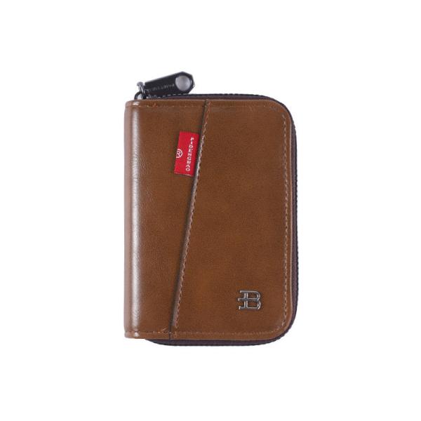 Leather Men's Wallet with Coin Purses Money Card Holders and Key Chains Designer