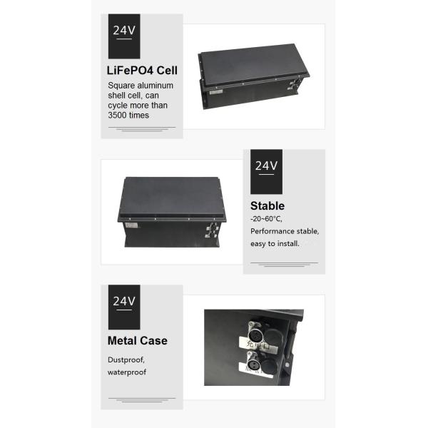CLF OEM ODM настраиваемый 24V RV Кампинговый катер Судно Литийные аккумуляторные батареи LiFePO4 Солнечная энергия 12V 24V 48V 400/600/800Ah