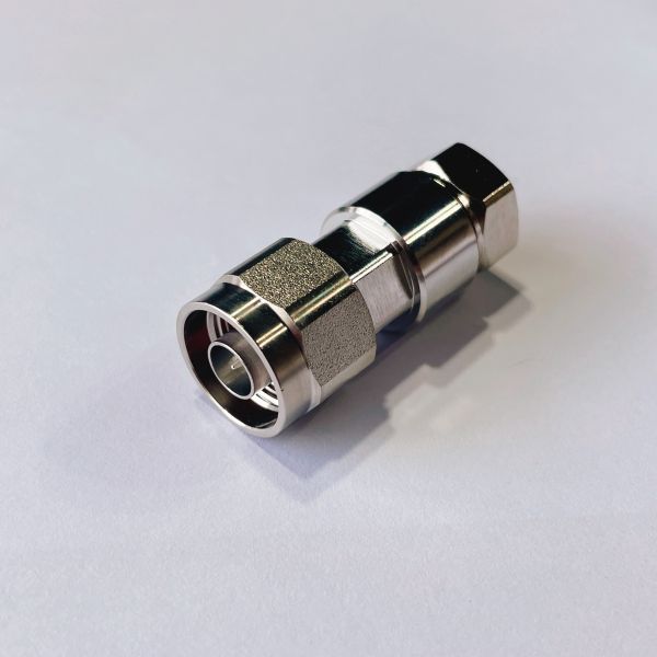 Gold-plated Brass N Connector 50 ohm Clamp Type RF Connector for Super Flexible Cable