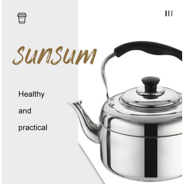 410 Stainless Steel Household Induction Stove with Large Capacity and Black/White Color