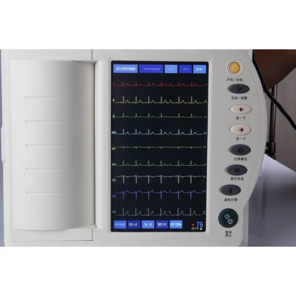 Health Care ECG Machine Digital 12 Channel Electrocardiograph Ecg Machine Portable Touch Screen Ecg Machine