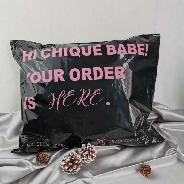 Biodegradable Wholesale Sustainable Custom Printed BIO Logo ECO Pack Mailers Pla Packaging Bag For Clothing