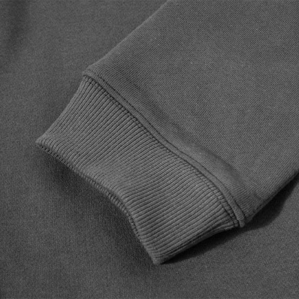 Plaid Slolid Grey Color Woman Oversize Hoodie Cropped for Autumn