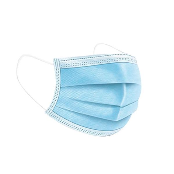Blue Color Medical Disposable Mask Cotton Yarn With CE / FDA Certificate