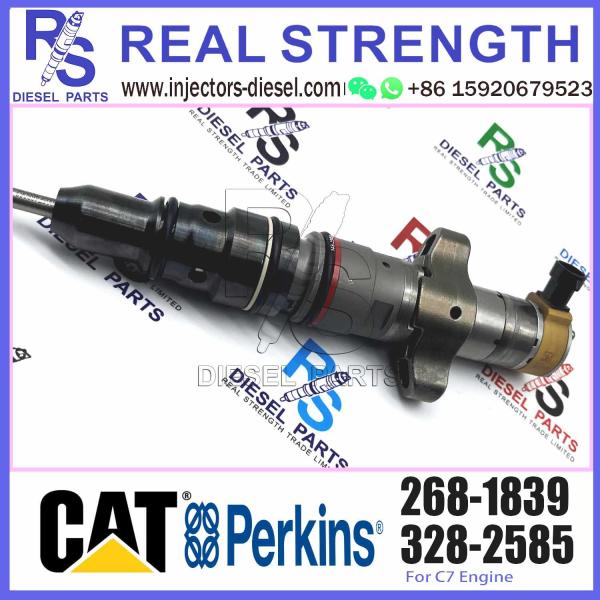 Pour l'injecteur de carburant de moteur de CAT C7 268-1839 pour l'injecteur de carburant 2681839 de l'excavatrice 325D 329D 525C 535C 120K de Caterpillar