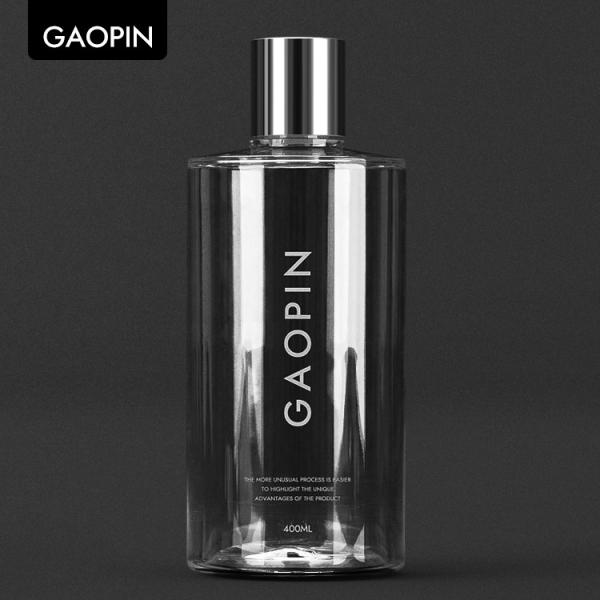 400ml Transparent Plastic Bottle PET Empty Shampoo Shower Gel Container