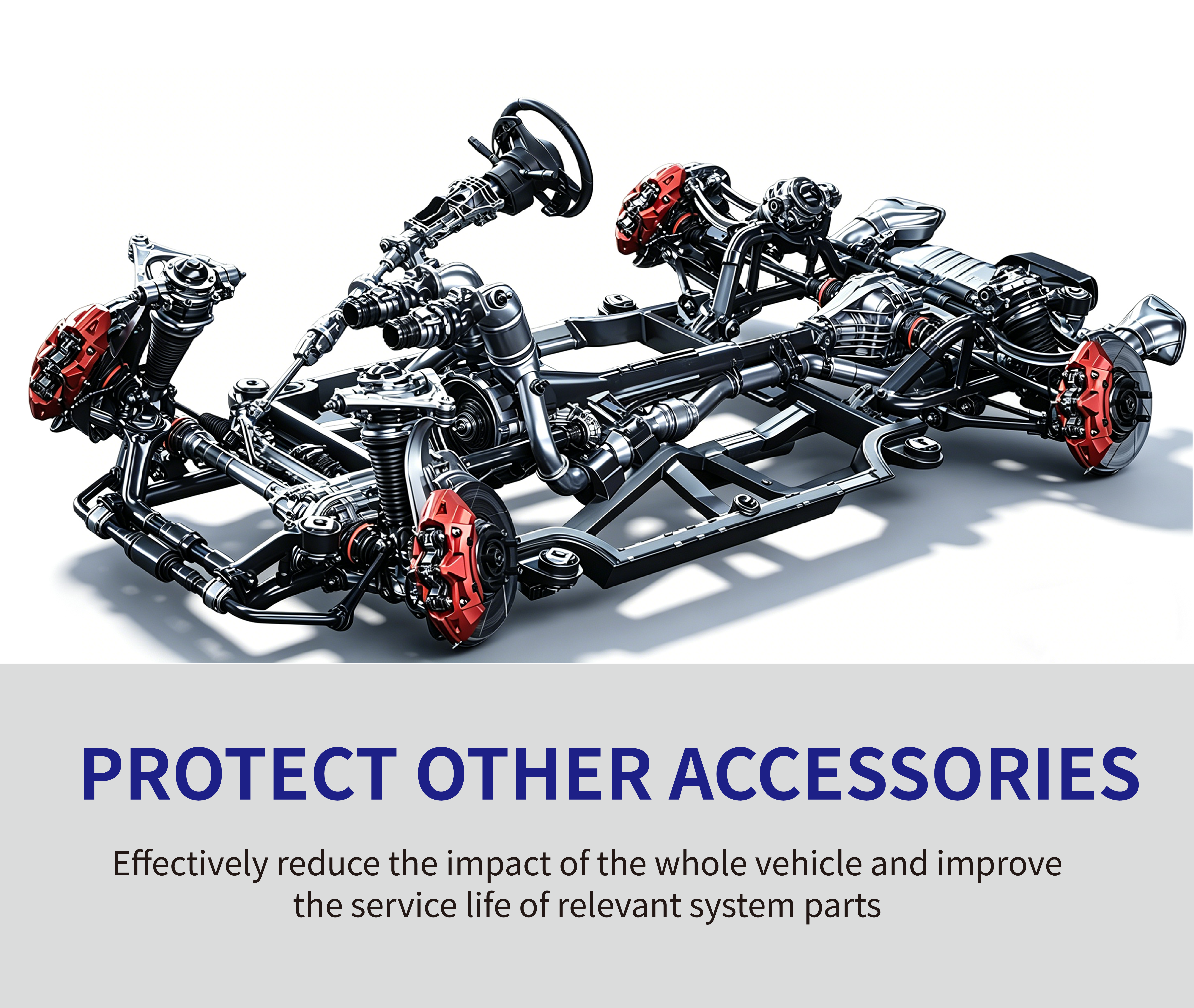 Car shock absorbers - Front shock absorber - Shock absorption system