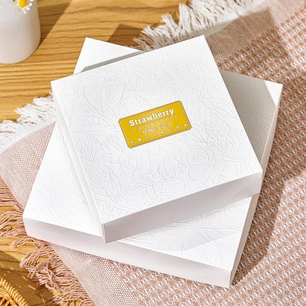 Chocolate Gift Box Set Premium 9 Piece Hand Decorated Collection Luxury Embossed Packaging