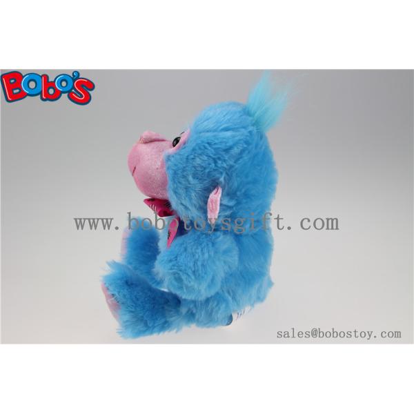 Promotional Produce Soft Blue Monkey Stuffed Animal Toy