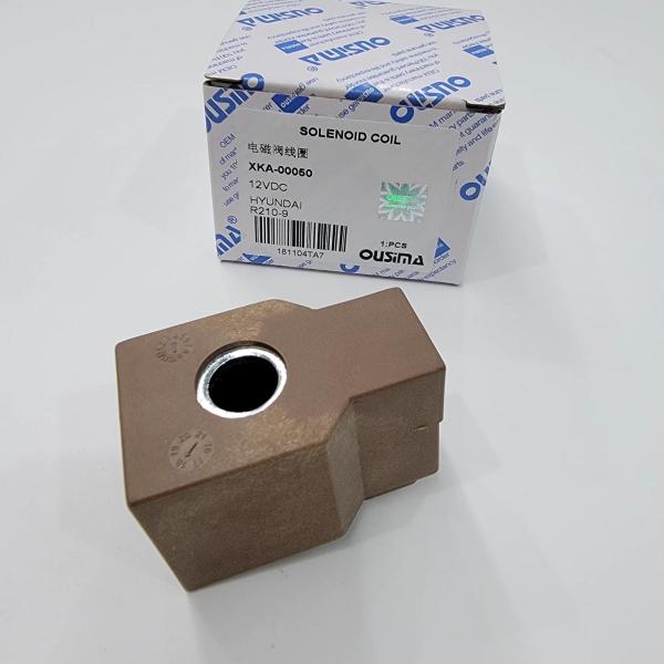 XKAL-00050 Solenoid Valve Coil 12 VDC Hyundai R210-9 Excavator Spare Parts