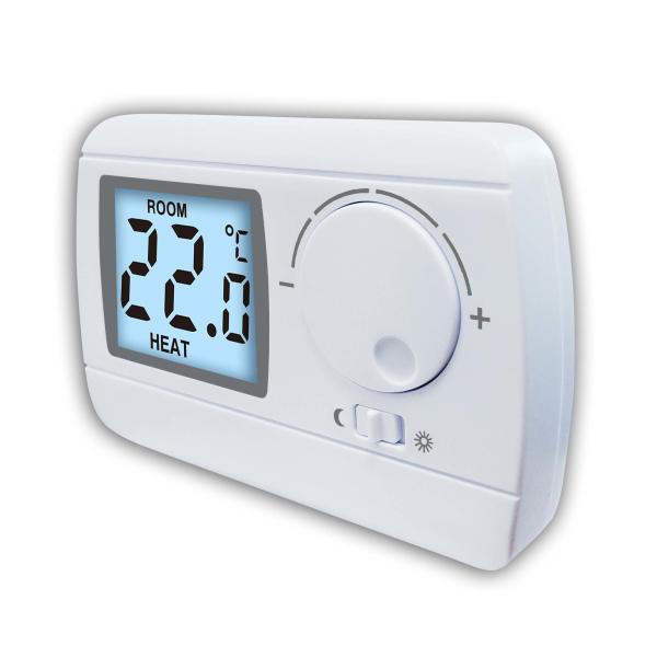 Lâmpadas de fundo LCD Smart Digital Wired Room Thermostat para sistema de aquecimento doméstico