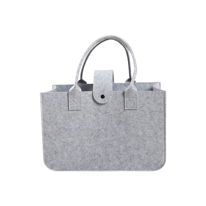 New Felt Handbag Large Capacity Gift Box Packaging Handbag Thickened Advertising Exhibition Non-woven Bag