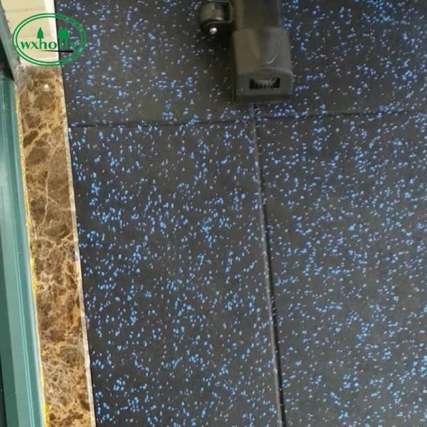 Som colorido - esteira de borracha de absorção do assoalho resistente do Gym de EPDM 1200mm