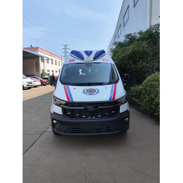 85kw Ford Emergency Ambulance Car 4x2 LHD/RHD With JM491Q-ME Engine