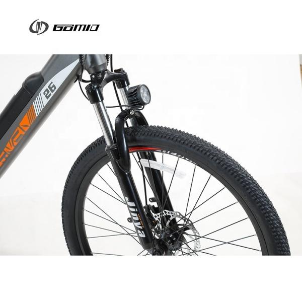 Lightweight Aluminium Alloy Electric Mountain Bicycle With Shimano 6 Speed Derailleur