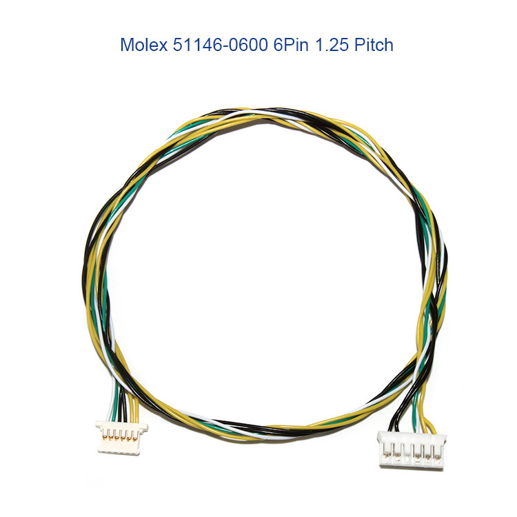 проводка MOLEX 51146 1.25mm провода 5P 6P электрическая с держателем снабжения жилищем A1254 SMD