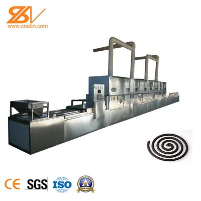PLC Microwave Drying Equipment 1800 Kg / H  For Mosquito Repellent Incense