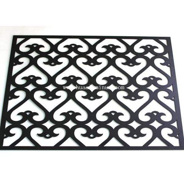 Heat Insulation Fence Aluminium Solid Panel ISO9001 Certification