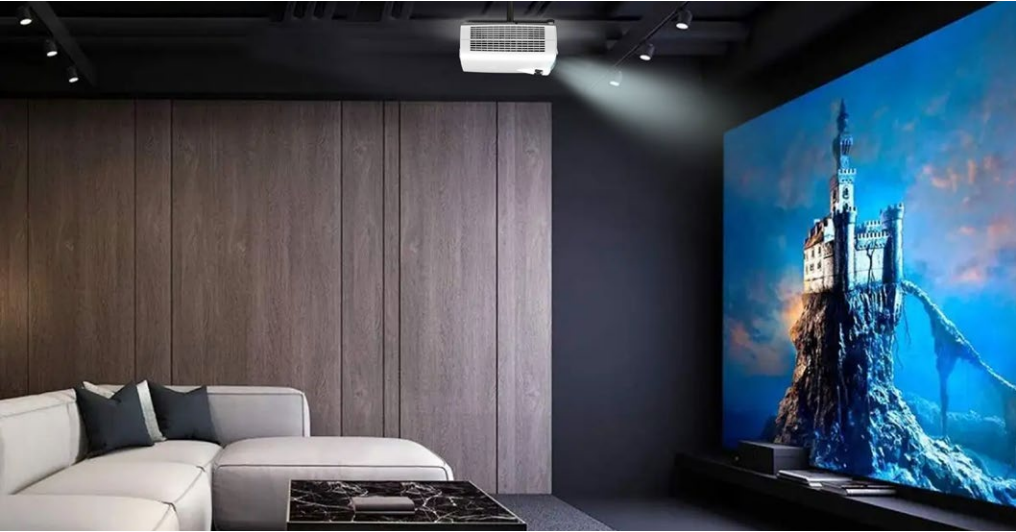 Flyin 5000 ANSI Lumens 3LCD Laser Projector WUXGA Native Support 4K Short Throw HDBaseT 3D Mapping Education