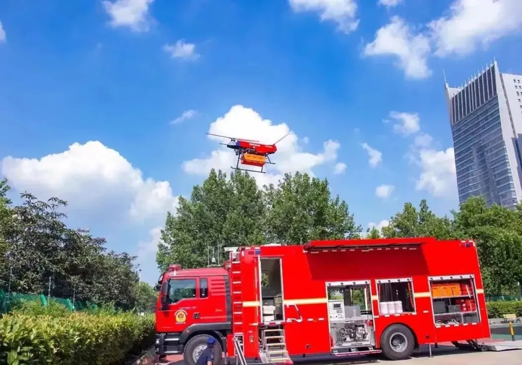Isuzu Hino HOWO Uav Drone Emergency Support Vehicle Fixed Wing Uav Transportation Truck