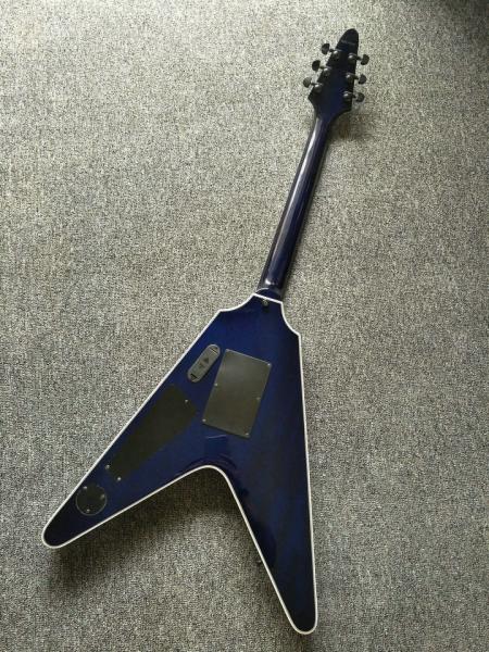 Custom shop blueburst Flying V Electric Guitar flying v guitar China OEM Guitar