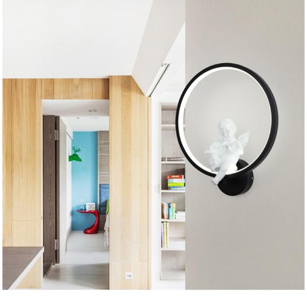 Round Angel Aluminum Decorative Interior Living Room Dining Room angel wall lamp (WH-VR-18）