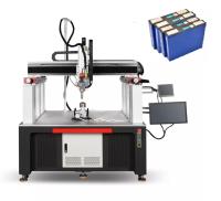 Máquina de solda automática de laser de fibra para solda de bateria de célula quadrada