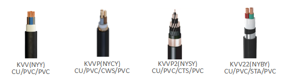 PVC Insulated Control Cable NYY, NYCY, NYSY, NYBY