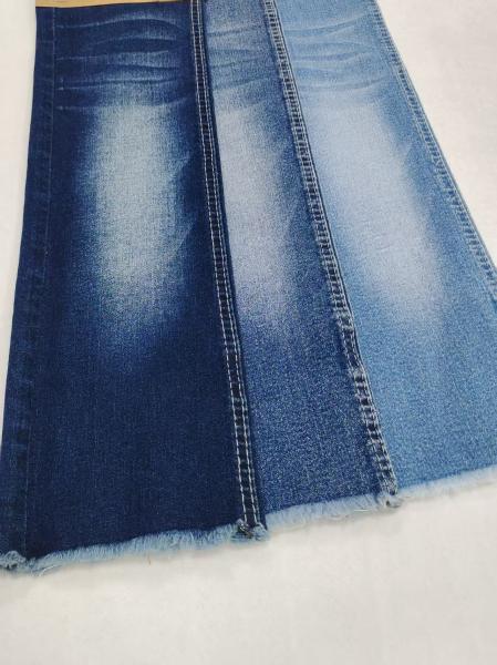 Good price 72%cotton twill style Denim Fabric four way stretch 10*21/40+70 Construction JSD3110 for jeans