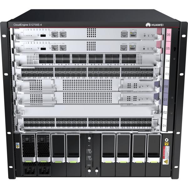 Scalable Huawei Switch With Zero-Packet Loss & SDN Support CloudEngine S12700E-4