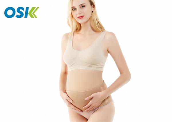 Skin Color Belly Back Support , Maternity Abdominal Support Band Eco - Friendly