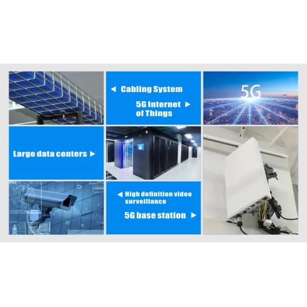 Wholesale Bulk CAT6A SFTP 23AWG PVC Gray Jacket Cable Industrial-Grade Network Cable