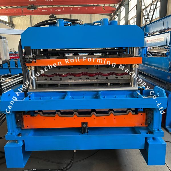 1250mm Width Galvanized Sheet Roll Forming Machine with 5.5kw Power for Tile Steel Making