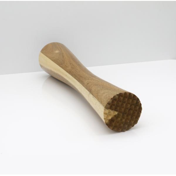 310 x 60 mm Muddler en bois poli Acacia Bois d'ail Glace Pound Stick