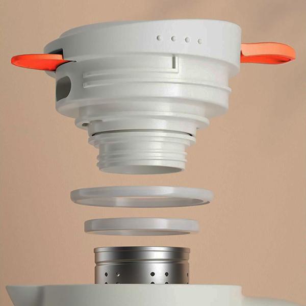 304 Stainless Steel Mini Thermos Kettle with Double-Layer Insulation Model HK-1000-21