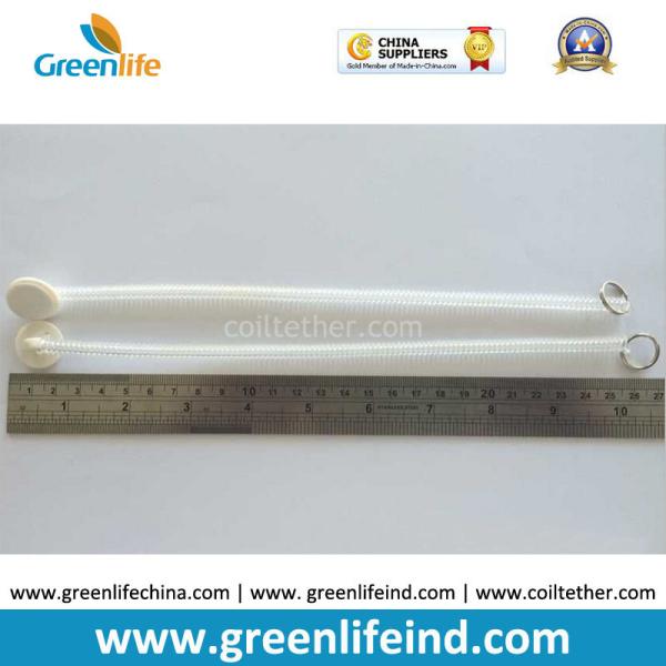 20mm Round Plastic Adhesive Holder 2pcs for Attaching Spiral Pulling Safety Coiled Straps