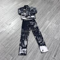Custom Zip Up Jacket Sweatpants Set Streetwear 2 Pieces Set Joggers Dtg Vintage Print Tracksuit Jacket Pants Set