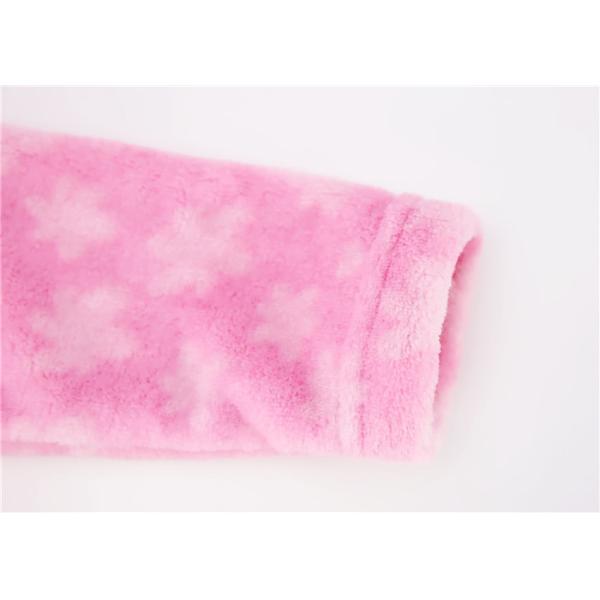 Warm Comfortable Baby Hooded Bathrobe , Coral Fleece Baby Towelling Robe