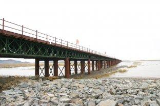 Compact 100 Truss Emergency Steel Bailey Bridge Tablets Up To 60 m