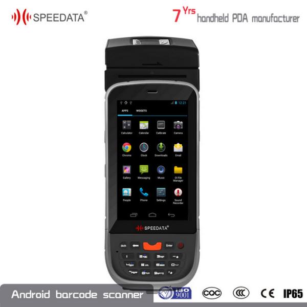 Portable Android Fingerprint Scanners , Black Electronic Fingerprint Scanner